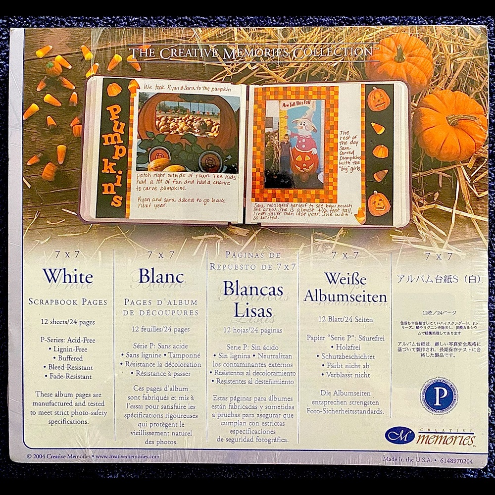 🔥🔥 NIP Creative Memories 7x7 Scrapbook Pages, RETIRED.